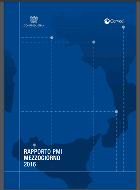 Cover di "Rapporto Cerved PMI Mezzogiorno 2016"
