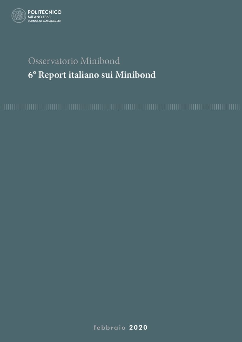 Cover di "6° Report italiano sui Mini-bond: 2019 anno record"